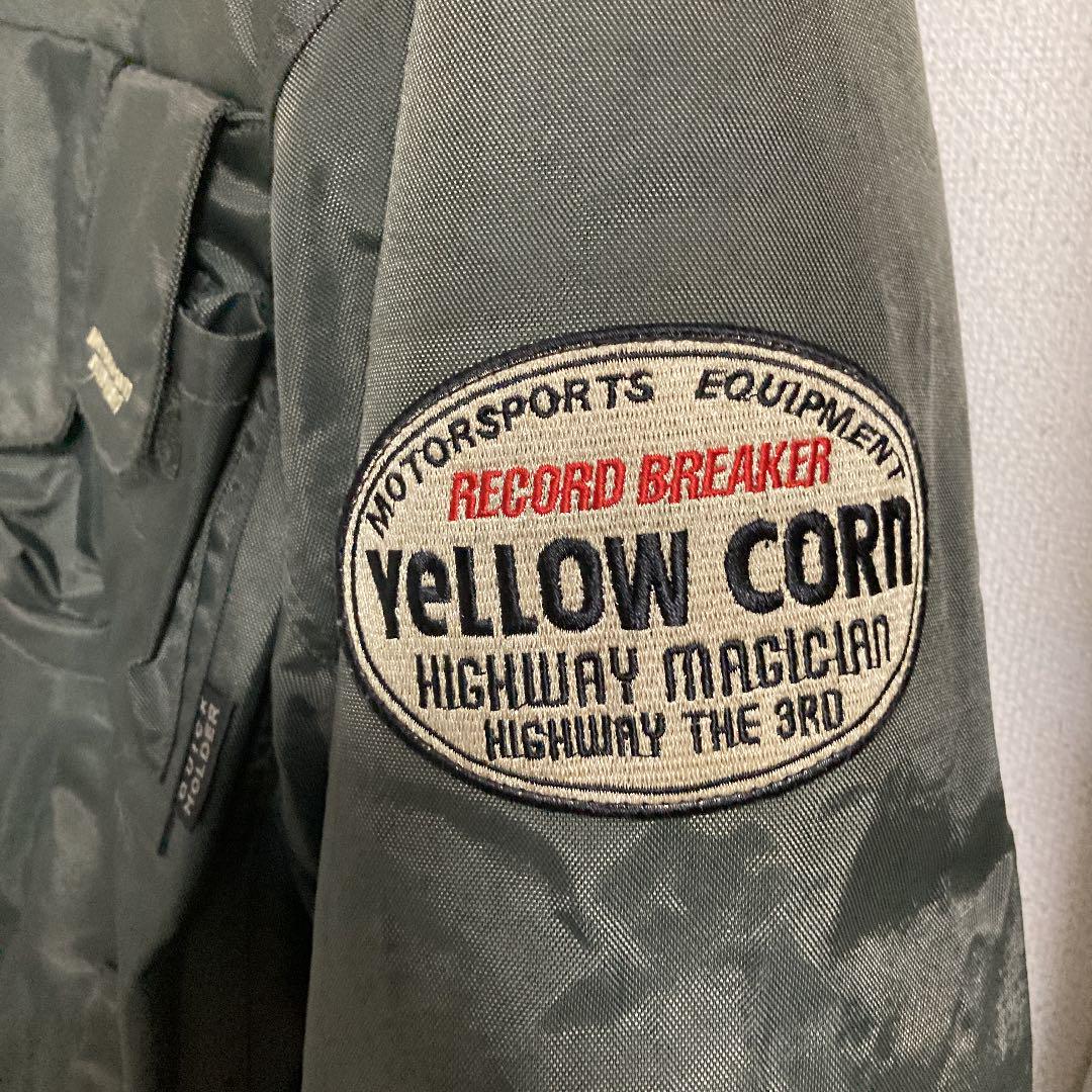 古着　YELLOW CORN ライダースナイロンジャケット