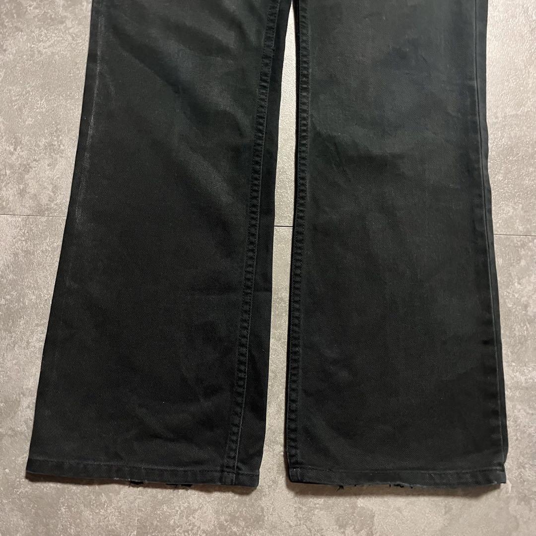 Levi's リーバイス 517 ブラックデニム ブーツカット フレア 684