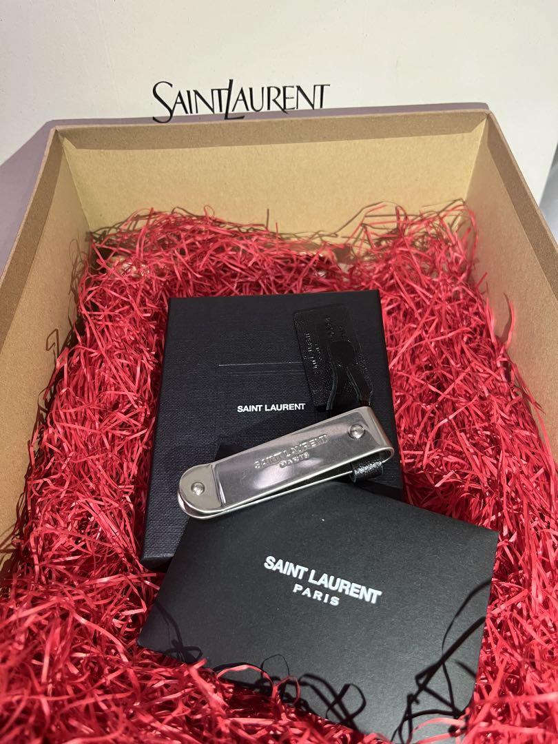 【美品・付属有】サンローラン マネークリップMETAL SAINTLAURENT