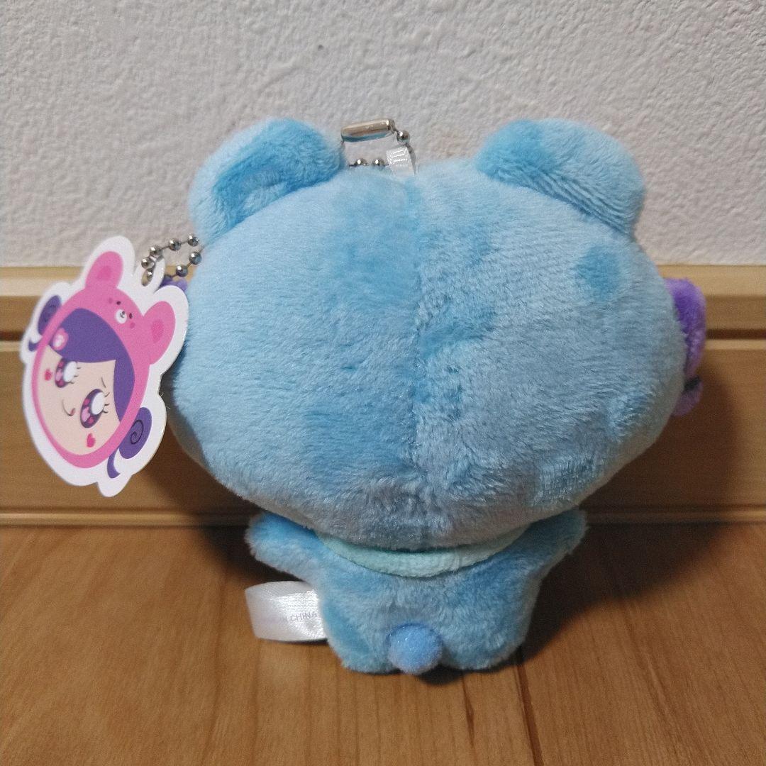 しなこ　キャラクター型ぬいぐるみ 水色と紫 しなこ ぬいぐるみ - メルカリ
