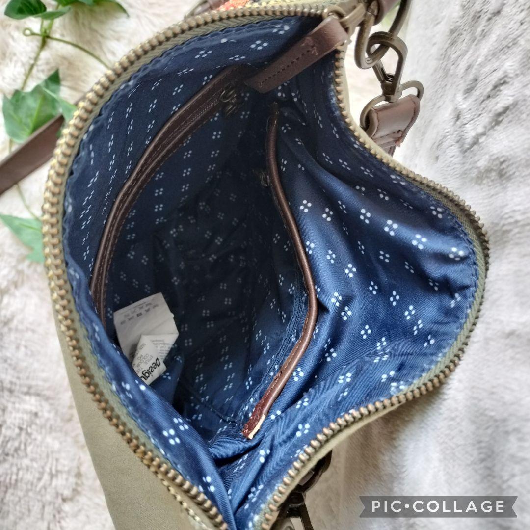 デシグアル 刺繍柄ショルダーバッグ2way 蝶 薔薇 昆虫