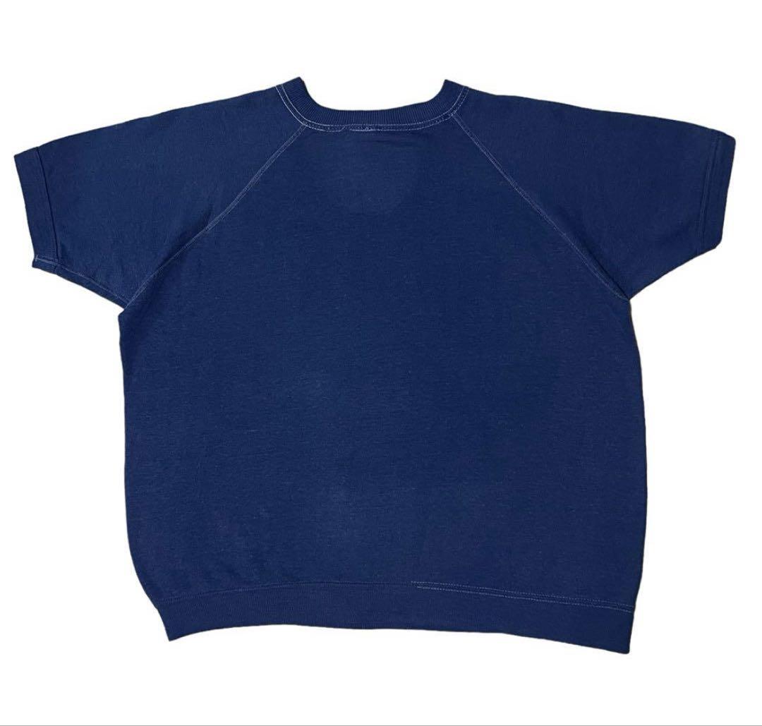 専用　JC PENNY 70s 半袖スウェット　ラグラン　茄子紺　ネイビー
