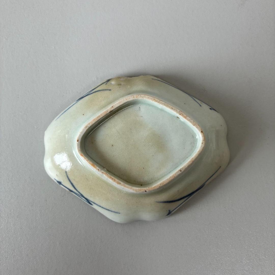 古伊万里 型紙摺印判手 染付 小皿 - メルカリ