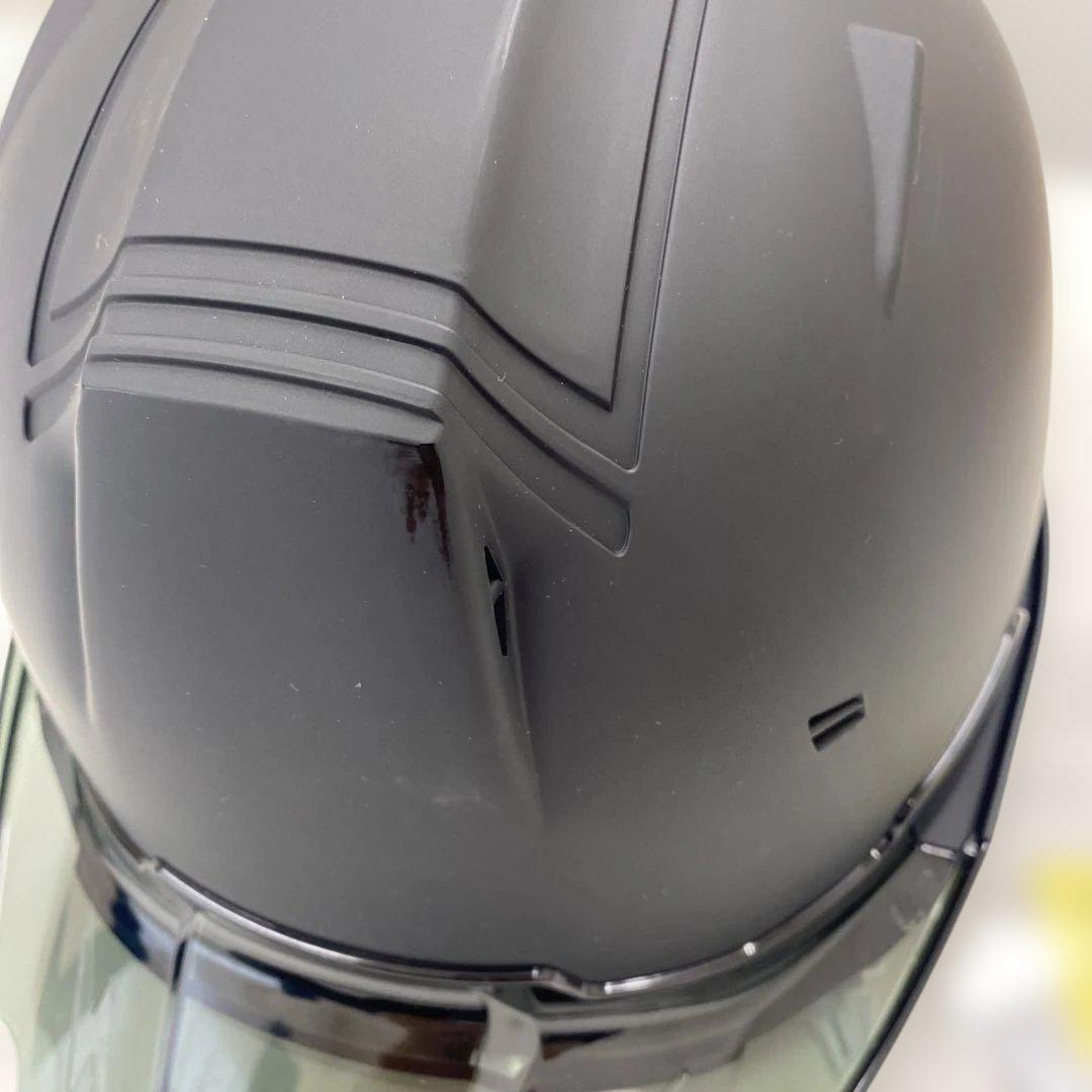 作業用ヘルメット　艶消し黒