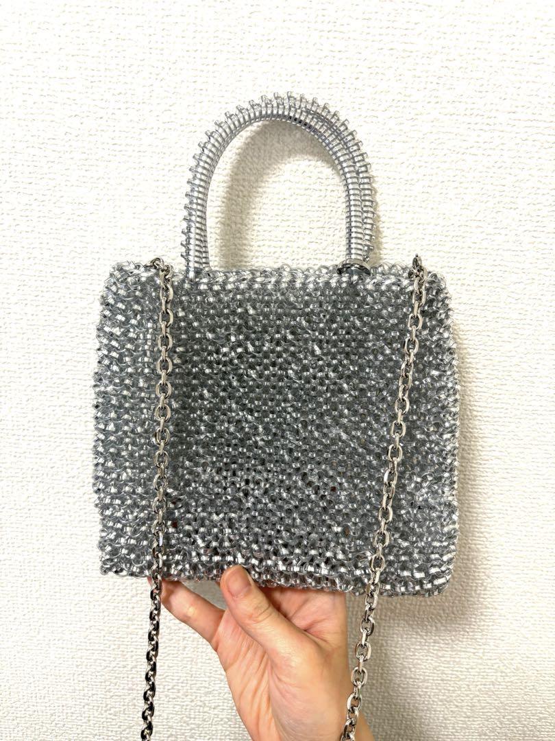 アンテプリマ　スタンダード ミニアトゥーラ ワイヤーバッグ　シルバー