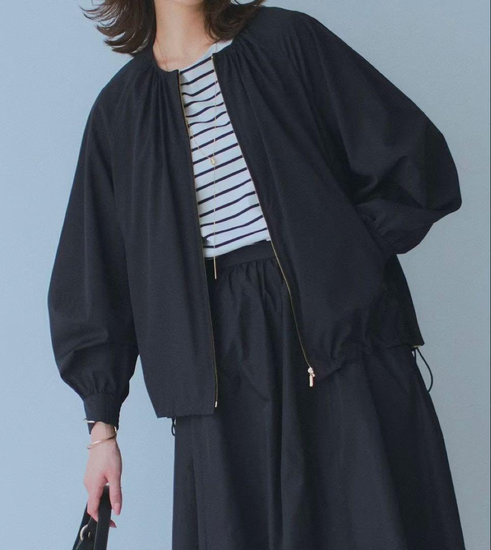 23区【洗える/撥水加工】ナイロン2WAYストレッチ ブルゾン　M 未使用品