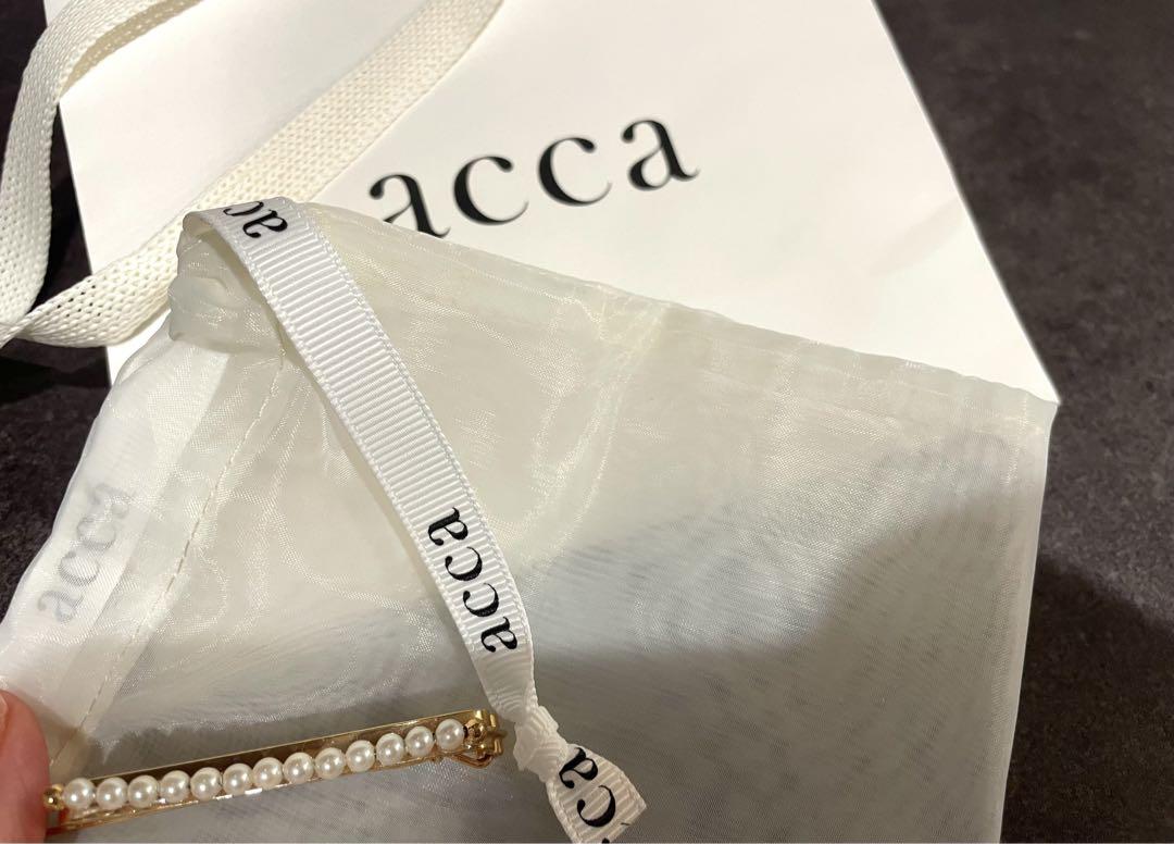 acca パール ヘアピン 美品。