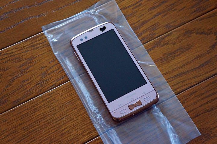 【未使用品】ポップティーンコラボスマホ F-03D Girls'