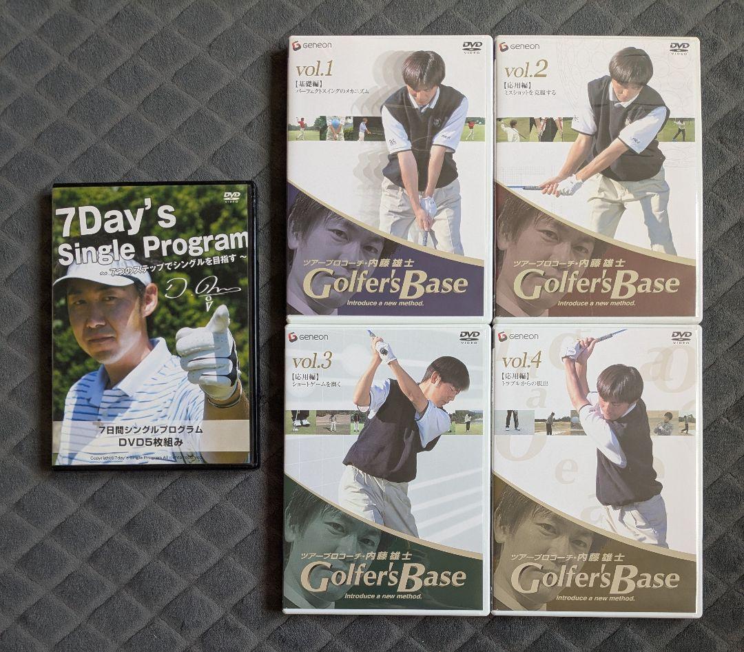内藤雄士 Golfer's Base DVD-BOX（4枚組）ゴルフレッスン 内藤雄士 Golfer's Base DVD-BOX（4枚組）ゴルフレッスン