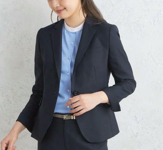 ✨新品未使用✨ LES MUES スーツジャケット 11号 ネイビー ❤️