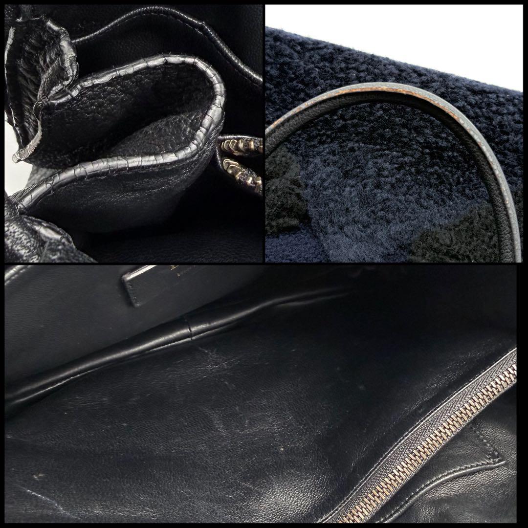 【美品】LOEWE ロエベ ボア アナグラム ハンドバッグ フラメンコトート 【美品】LOEWE ロエベ ボア アナグラム ハンドバッグ フラメンコトート