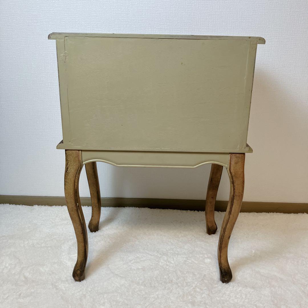 猫足 3段チェスト 花柄 アンティーク サイドテーブル ヴィンテージ家具 猫足 3段チェスト 花柄 アンティーク サイドテーブル ヴィンテージ家具