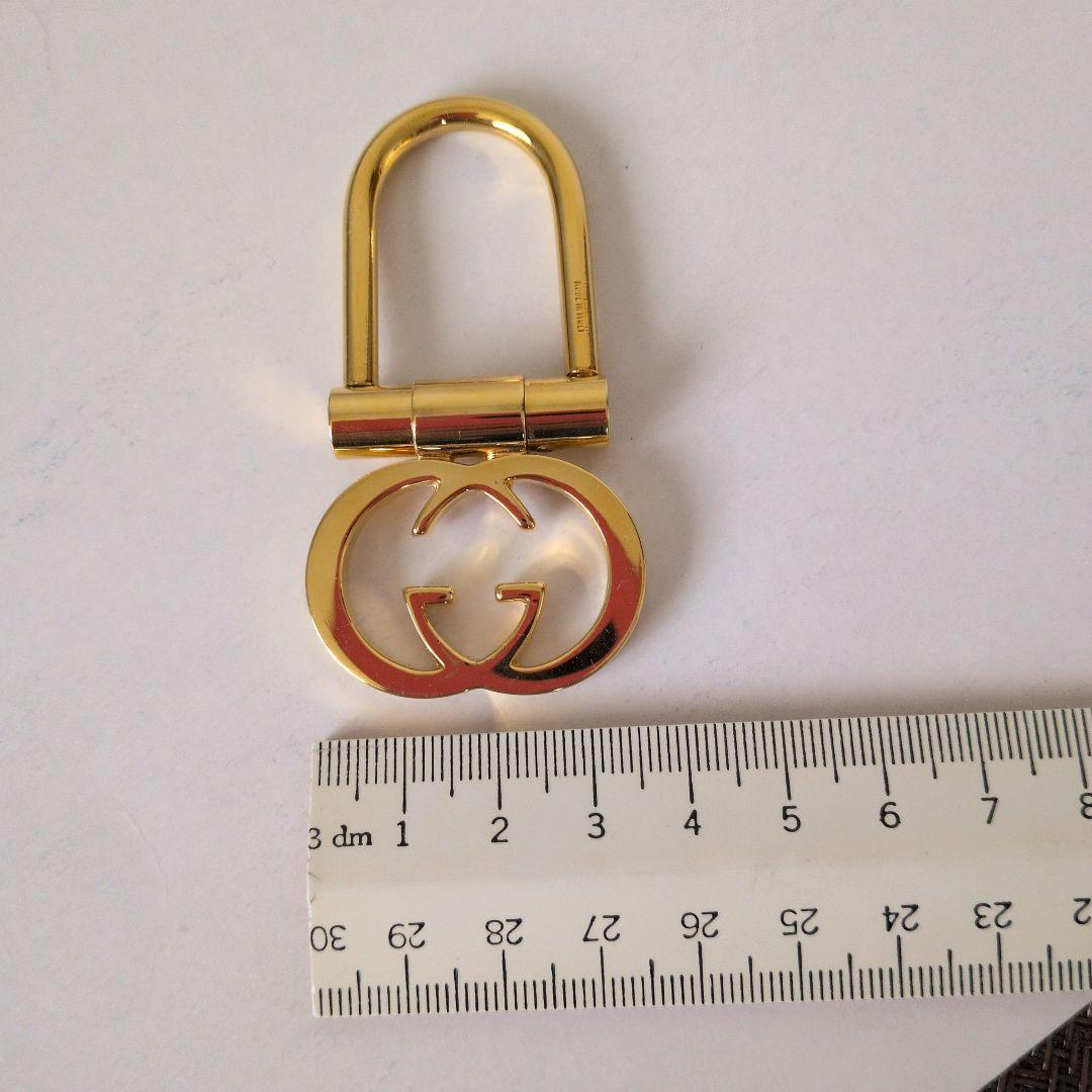 ☆GUCCI ゴールド ダブルGロゴ 　インターロッキングG　キーホルダー☆