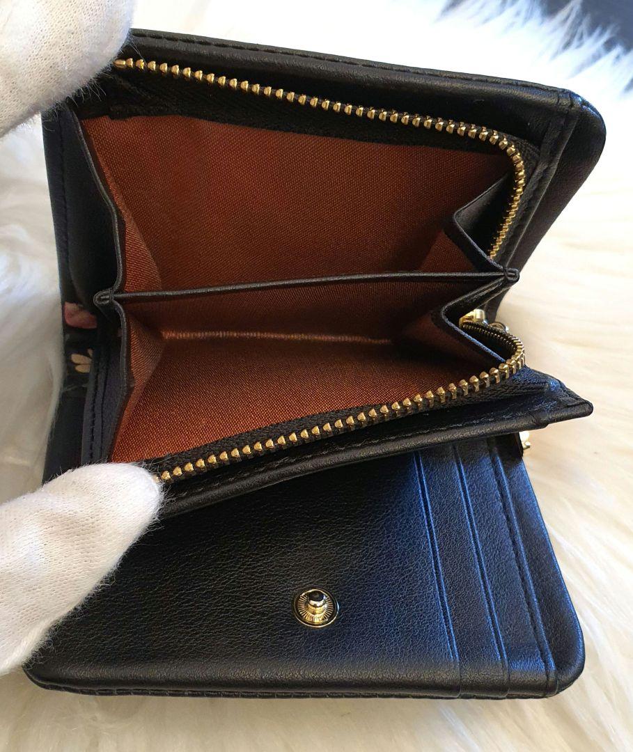 ✨ANNA SUI アナスイ ２つ折り財布 花柄 美品✨