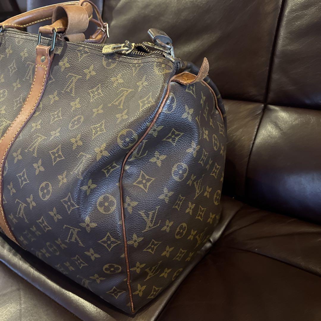 ルイ・ヴィトン ボストンバッグ ダークブラウン Louis Vuitton ボストンバッグ ダークブラウン モノグラムレザー