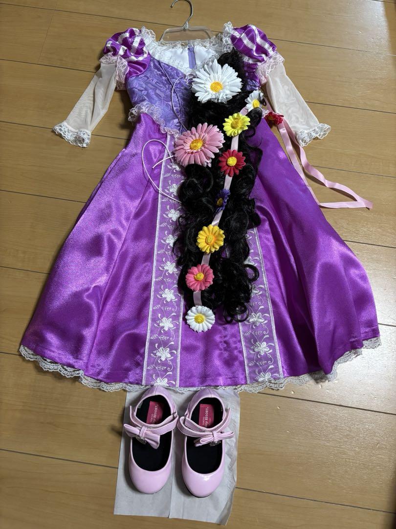 【美品】ビビディバビディブティック　ラプンツェル 100 公式 Disney - ビビディバビディブティック ラプンツェル 100㎝の通販
