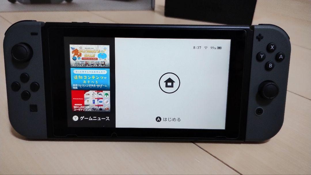 Nintendo Switch 本体 グレー 64GB SDカード、ケース付き