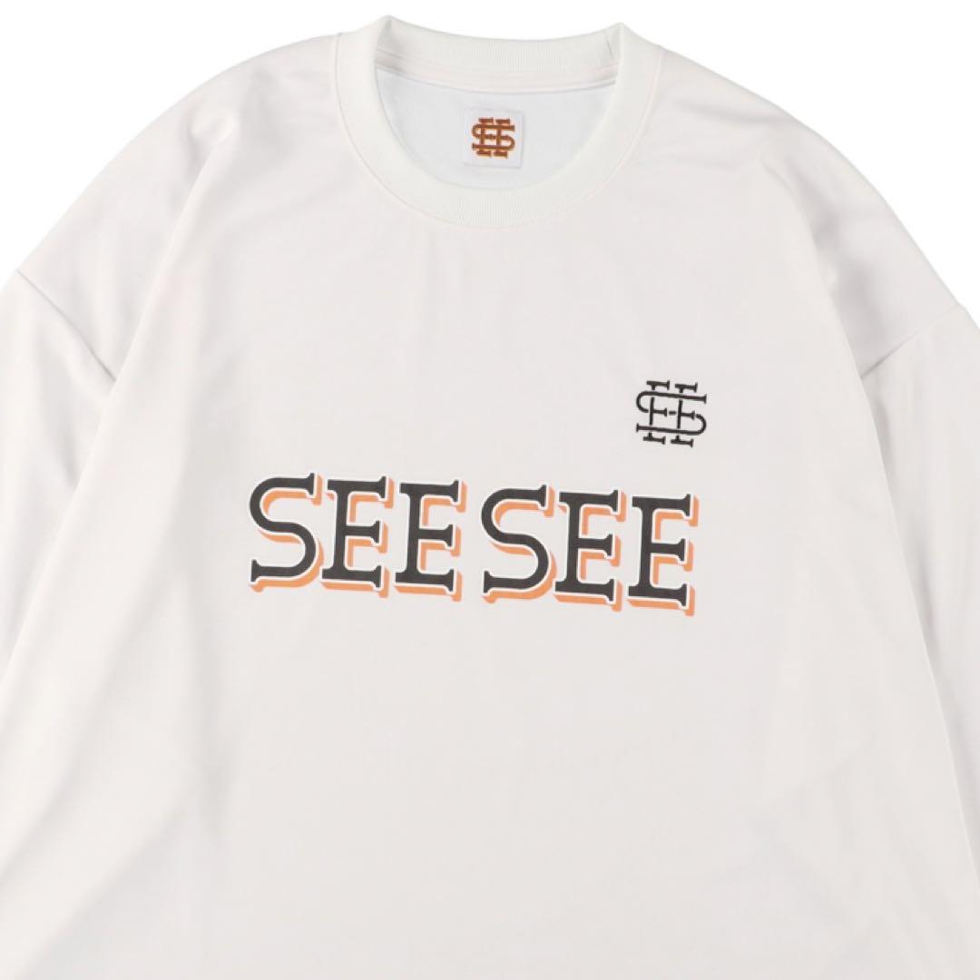 トップス SEE SEE GAME LS TEE WHITE