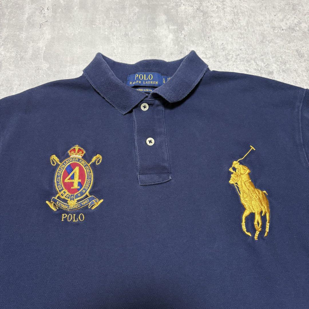 POLO RALPH LAURNN ラルフローレン　半袖　ポロシャツ　フェード