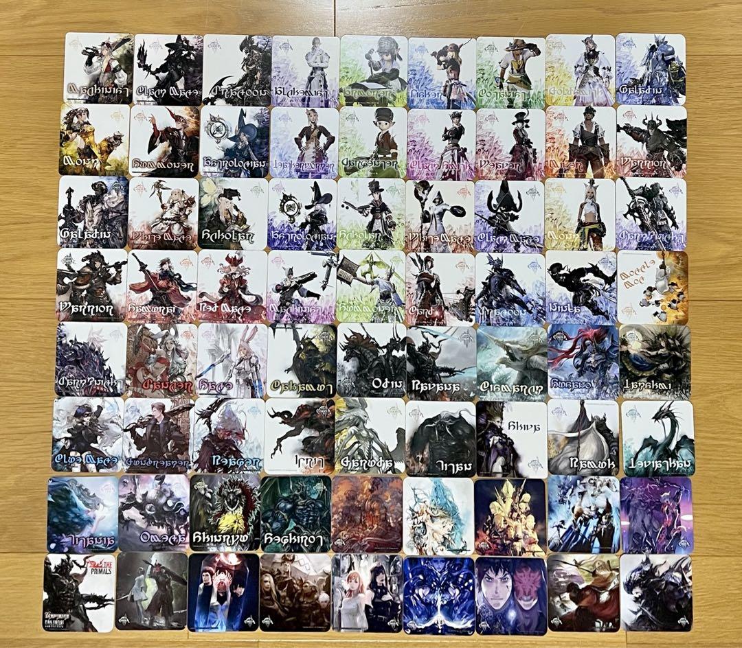 ☆エオルゼアカフェ コースター 72枚セット FF14 FFXIV