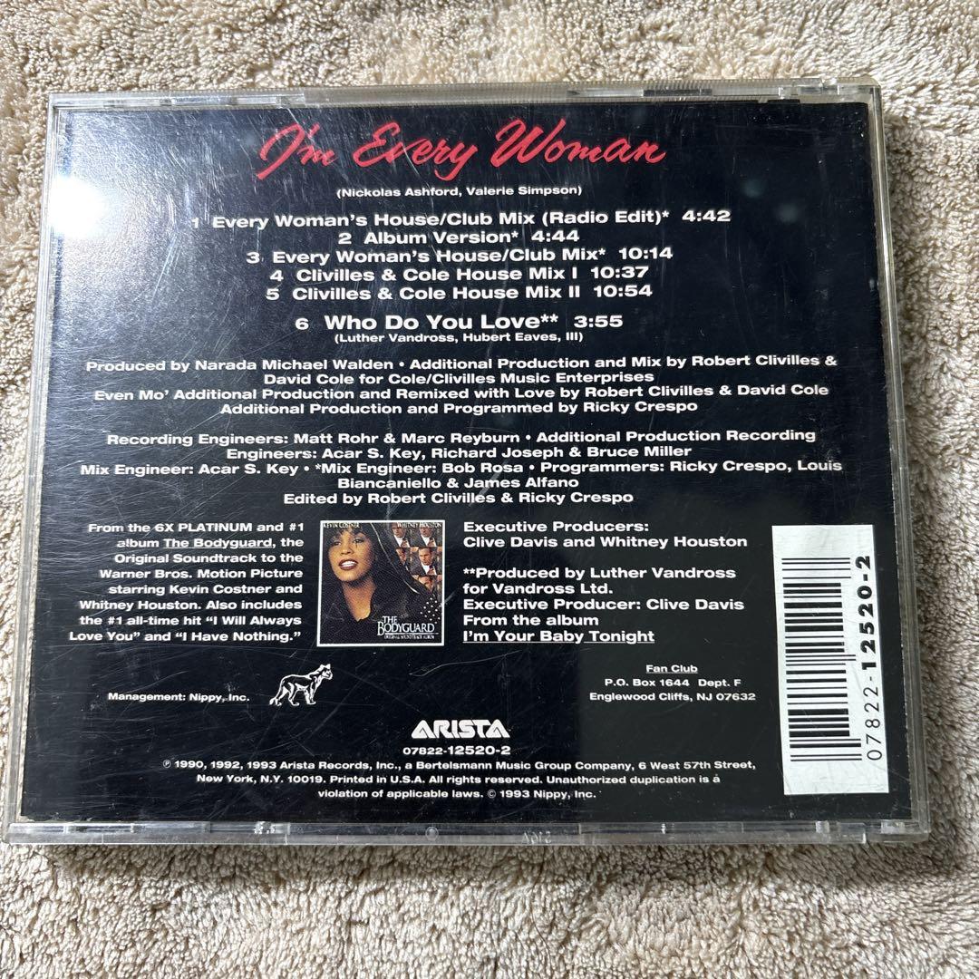 Whitney Houston I'm Every Woman CD - メルカリ