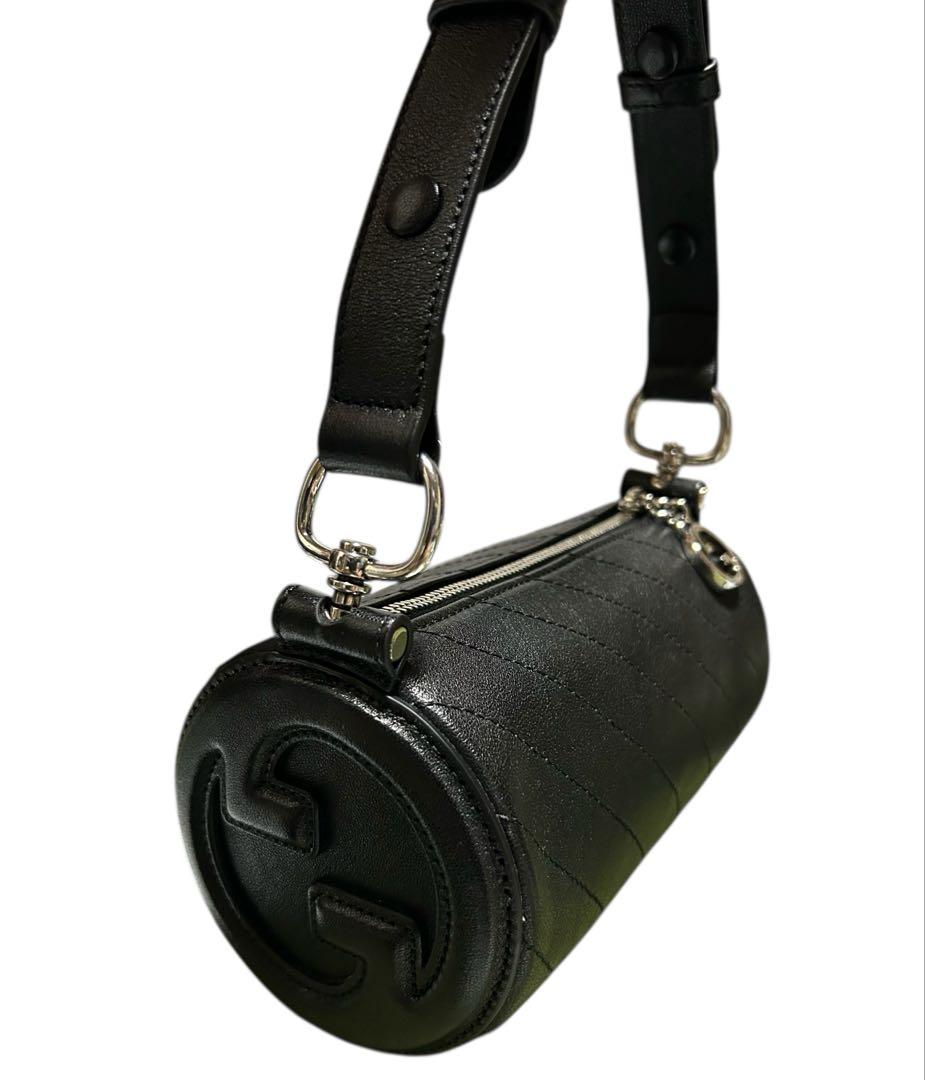 新品 GUCCI グッチ ブロンディ ミニバッグ ブラック レザー ブラック