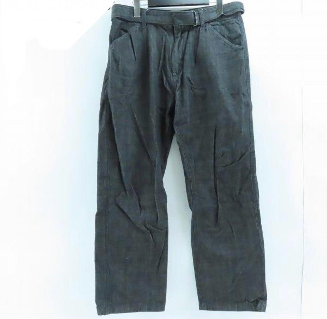 Schott/ショット DENIM BELTED PANTS ストレートパンツ