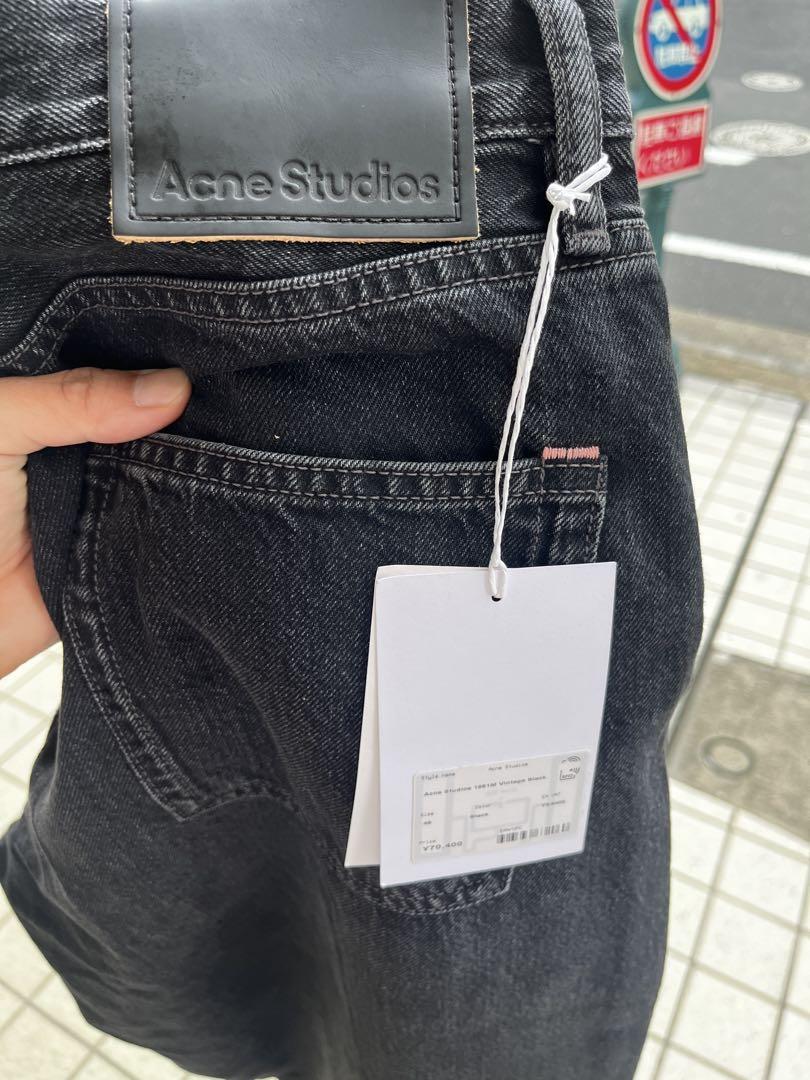 Acne Studios 1981Mジーンズ ブラック