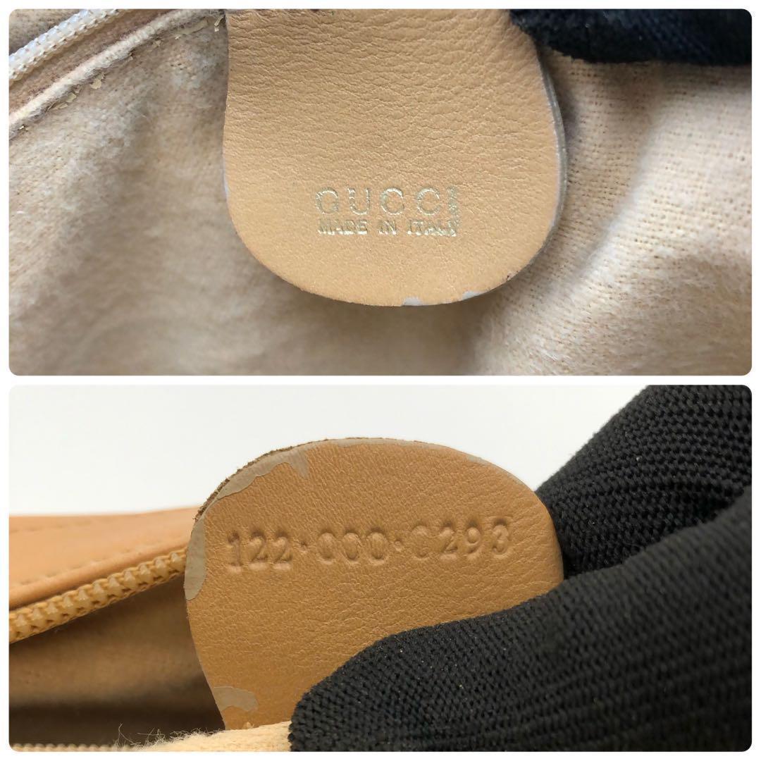 グッチ GUCCI バンブー レザー ミニボストン ハンドバッグ