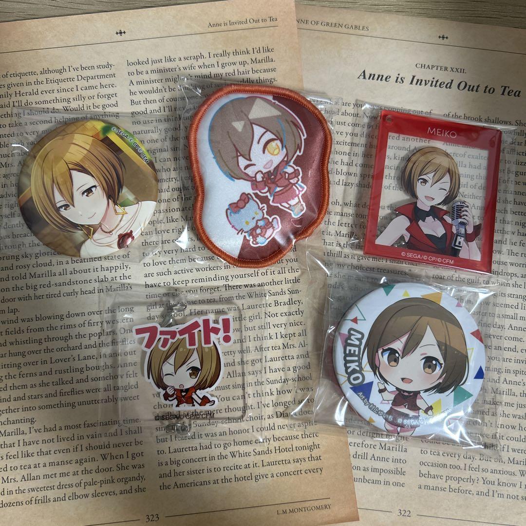Vocalocreation MEIKO ボーカロイド 缶バッジ アクキー Vocalocreation 神威がくぽ ボーカロイド 缶バッジ アクキー 2D