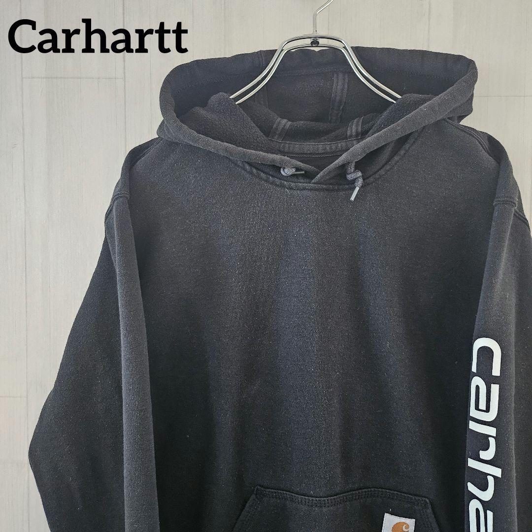 【人気】Carhartt カーハート パーカー フーディー ブラック L相当