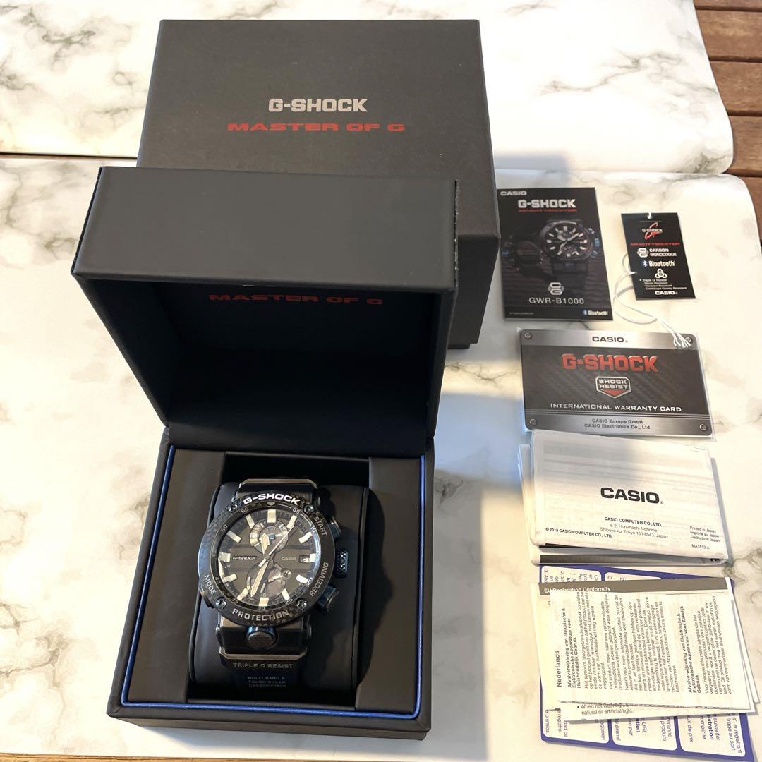 美品】カシオ グラビティマスター GWR-B1000 カーボン - メルカリ