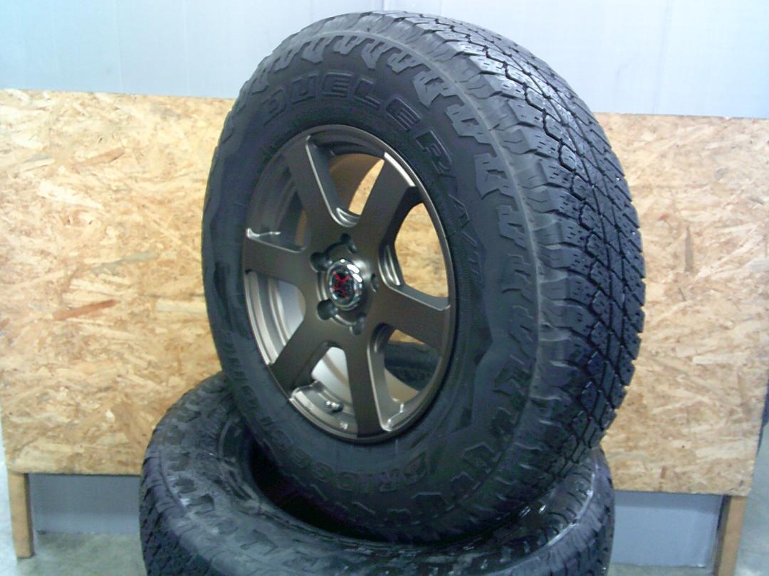 送料込★ラングラー用！新品ホイール付き★127₋5H★245/75R17★