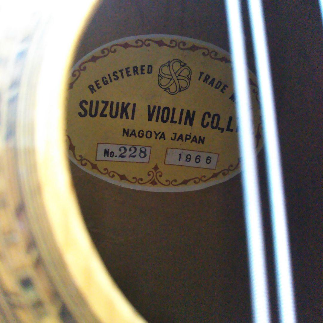 【年代物】スズキ マンドリン 1966年製 No.228 ケース付き 日本製
