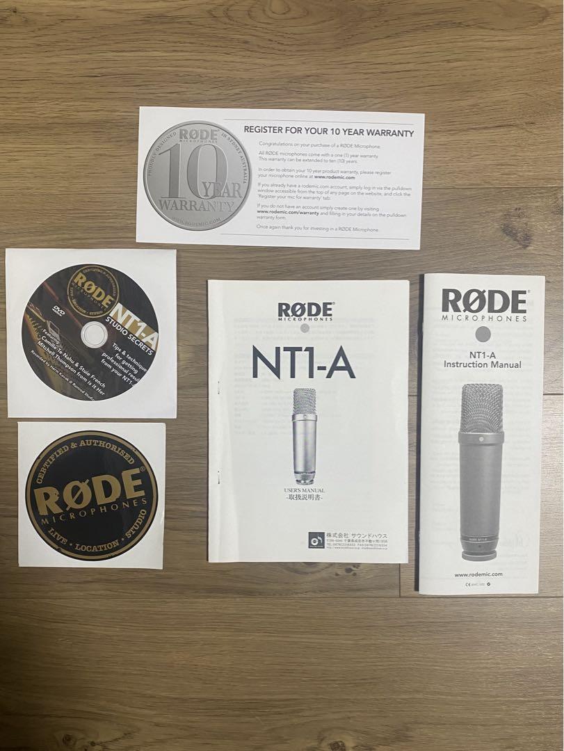 RODE NT1-Aコンデンサーマイク　機材セット