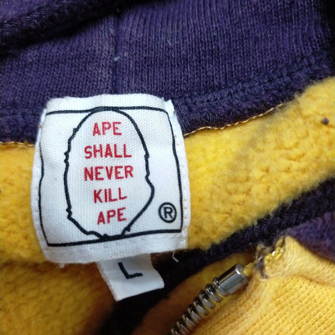 エイプ APE レイカーズカラー LAKERS サイズL