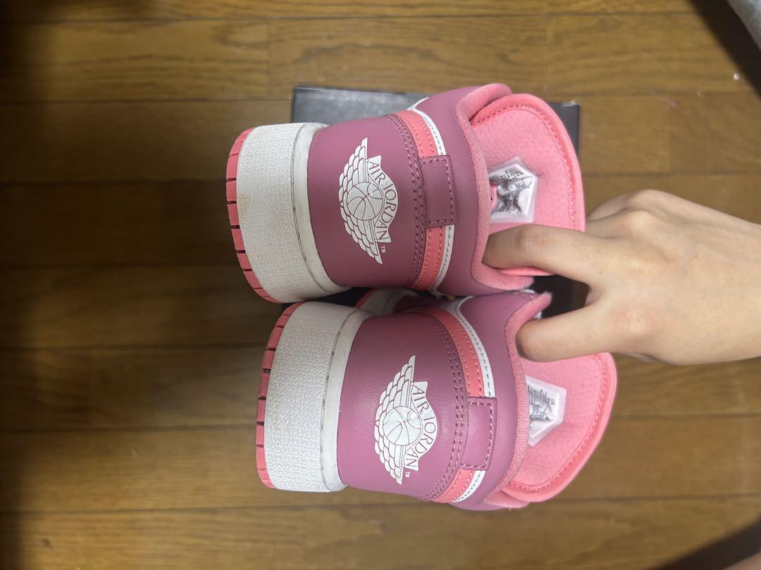 Nike GS Air Jordan 1 Low Desert Berry レディース