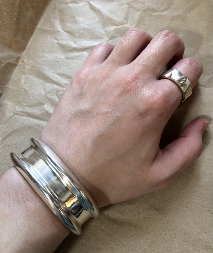 メキシコ製 vintage 925 シルバーバングル
