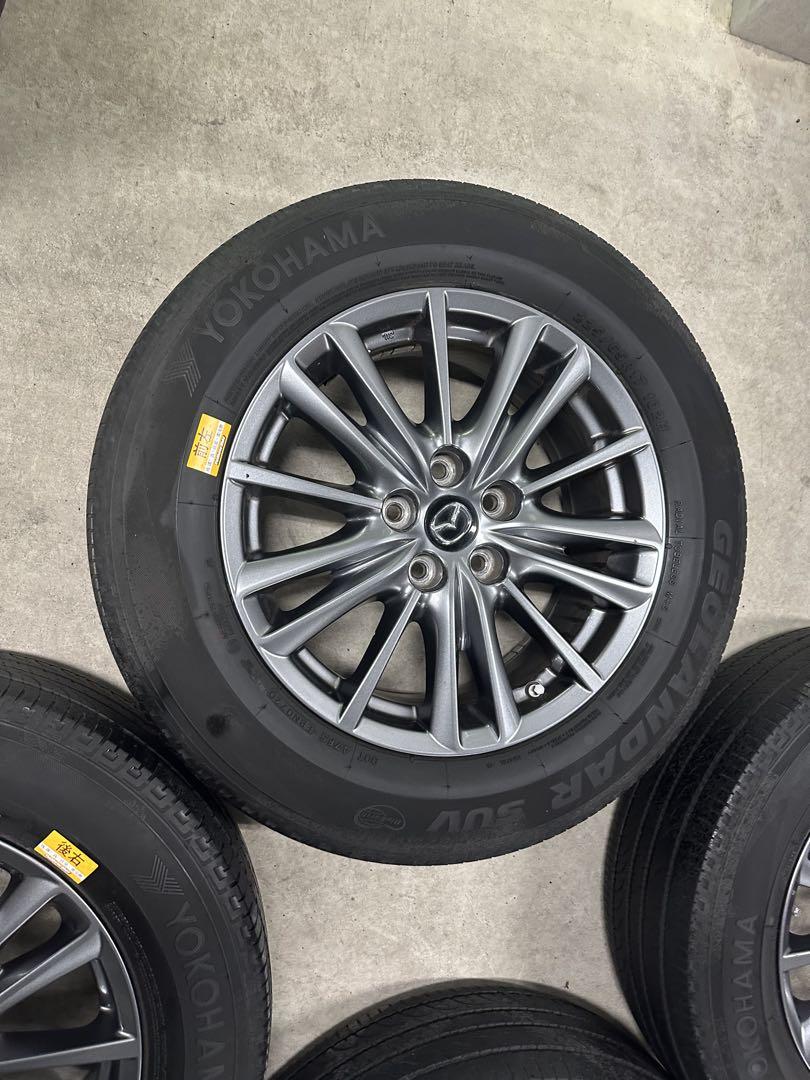 送料無料　CX-5純正アルミセット　225/65R17