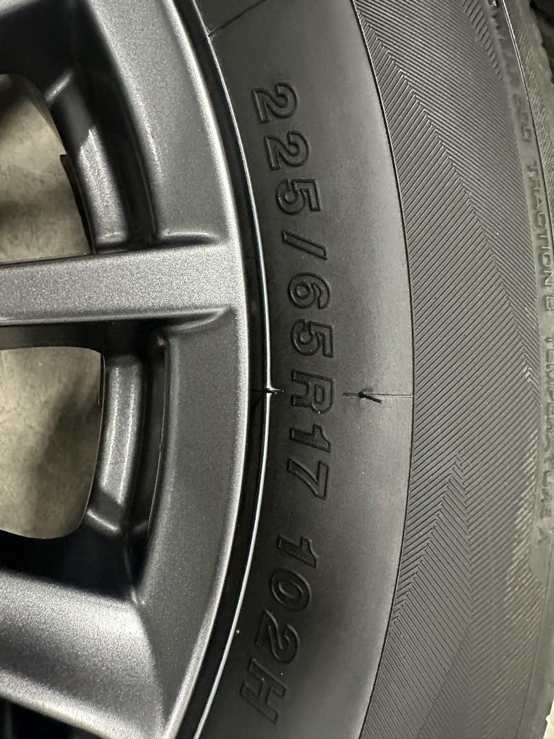 送料無料　CX-5純正アルミセット　225/65R17