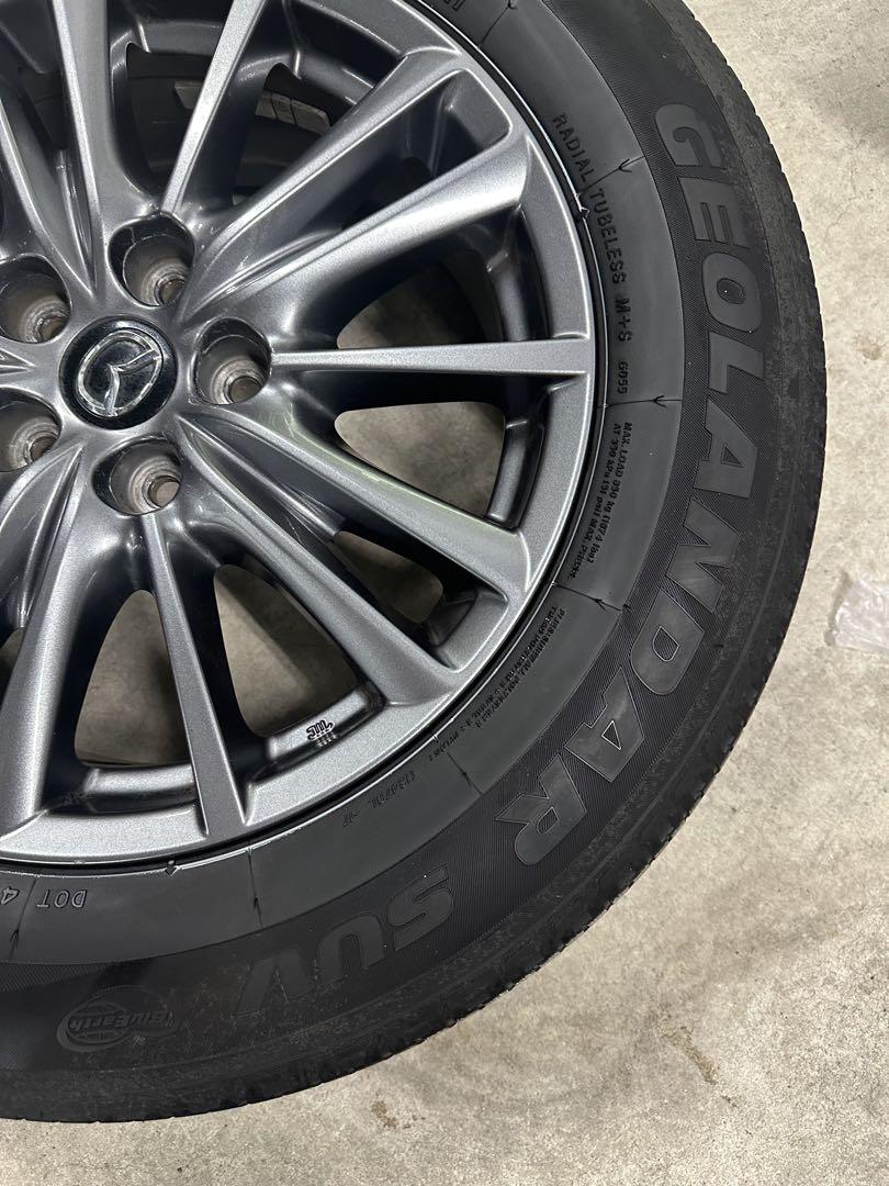 送料無料　CX-5純正アルミセット　225/65R17