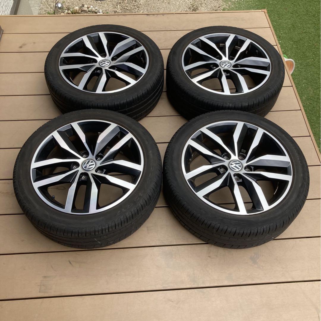 VWタイヤ・純正17インチアルミホイールセット - メルカリ VWタイヤ・純正17インチアルミホイールセット - メルカリ