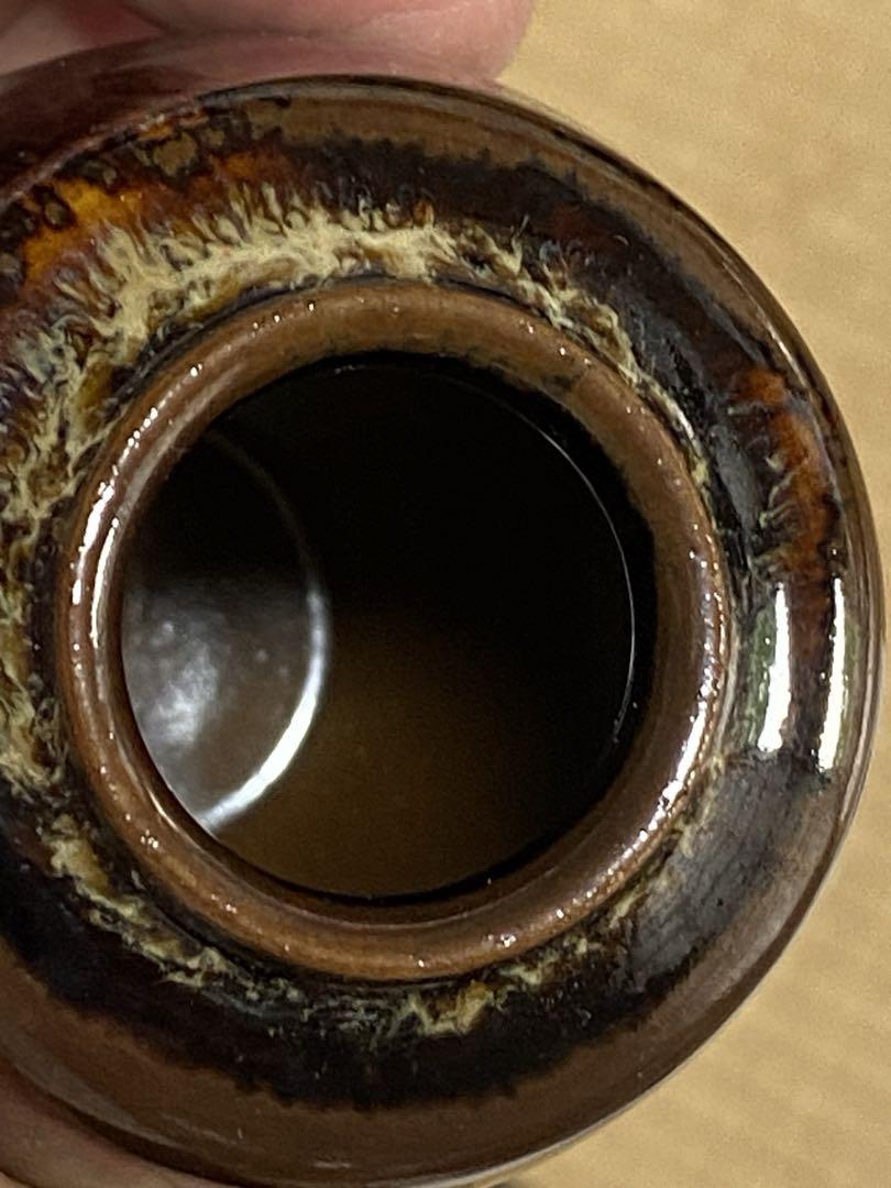 肩付き茶入 蓋付き