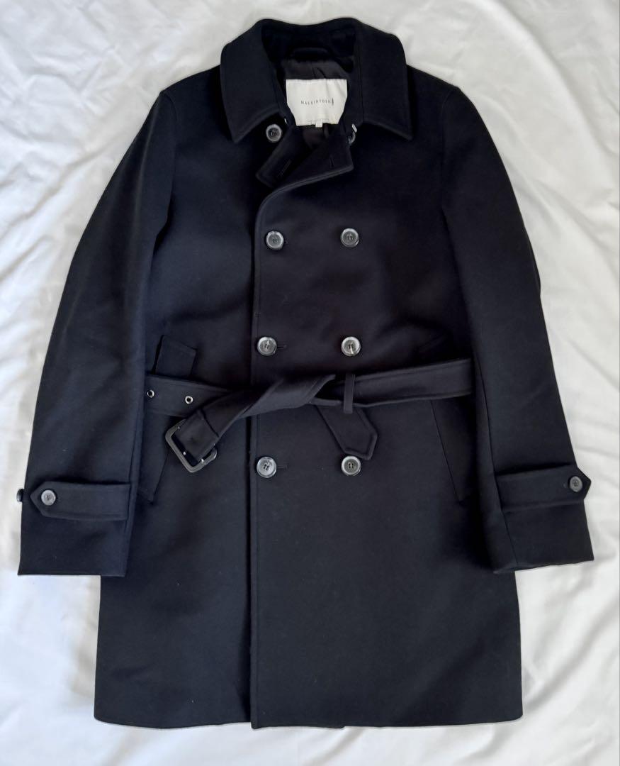MACKINTOSH マッキントッシュ　ウール　コート　ブラック　38