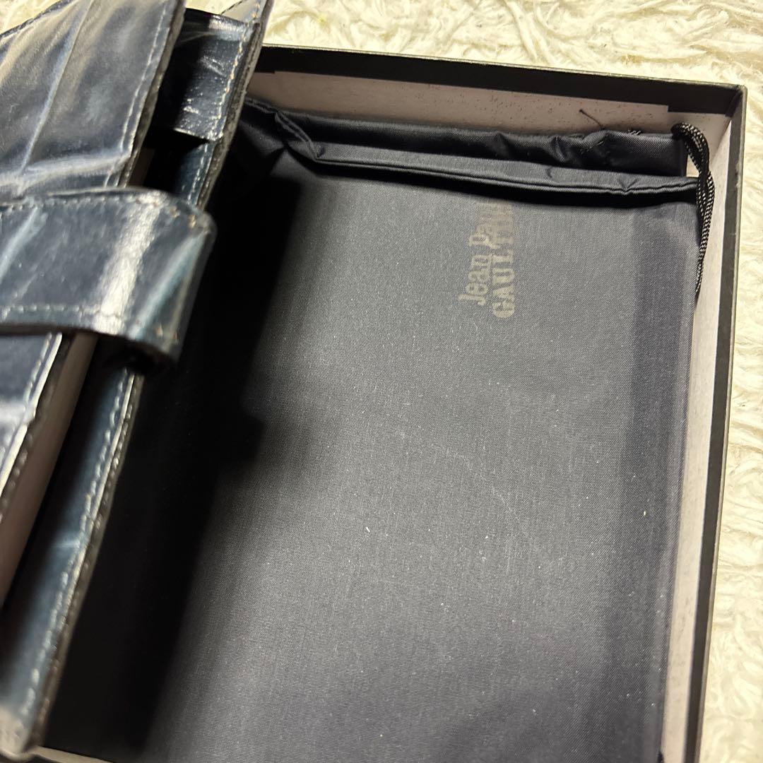 ◎箱付き未使用保管品 ジャンポールゴルチエ クロコ型押し システム手帳 y2k