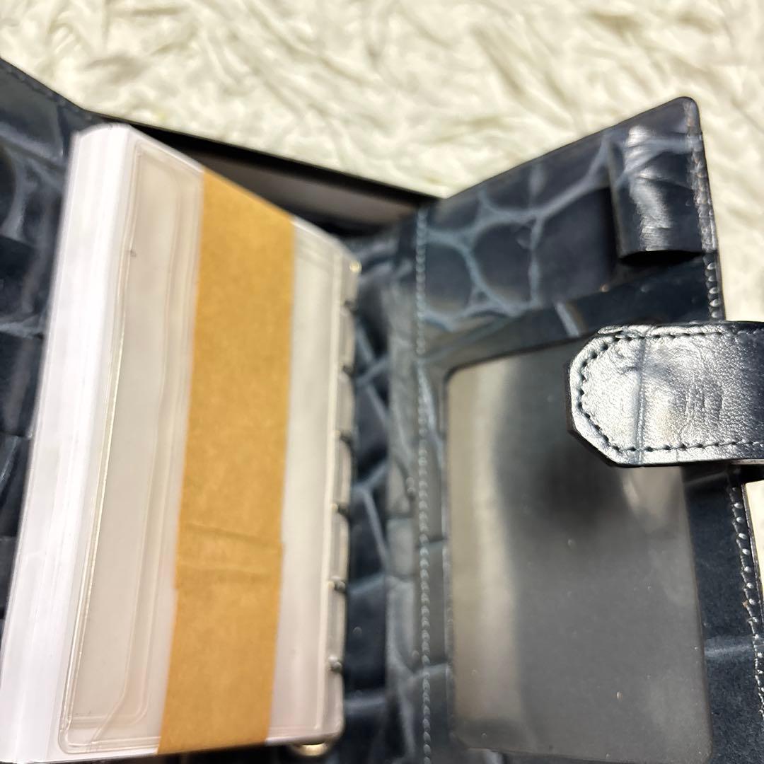 ◎箱付き未使用保管品 ジャンポールゴルチエ クロコ型押し システム手帳 y2k