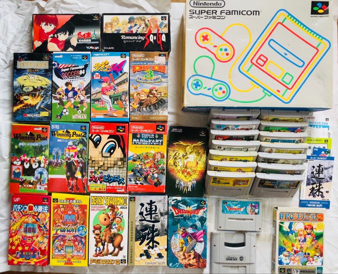 スーパーファミコン SFC 本体 一式 動作可 ドラクエ マリオ おまけ付き