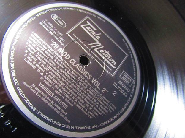 9【大人気Modsコンピ/UK廃盤LP】Motown/モータウン/ノーザンソウル