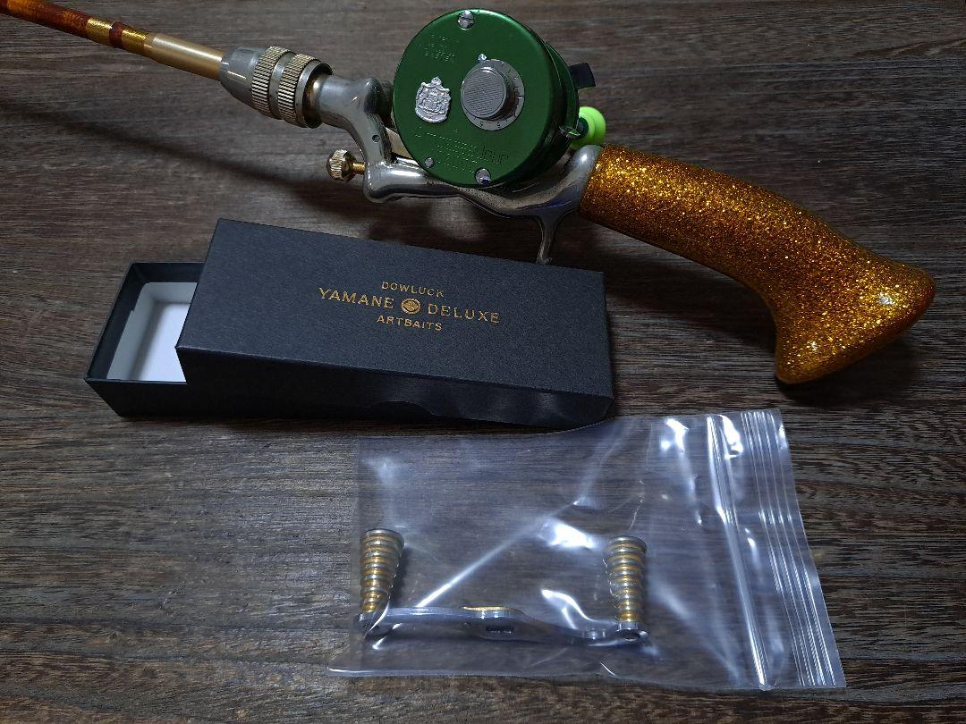 ファッション通販 道楽 ゴールド × シルバー アールデコハンドル ドウラク DOWLUCK リール