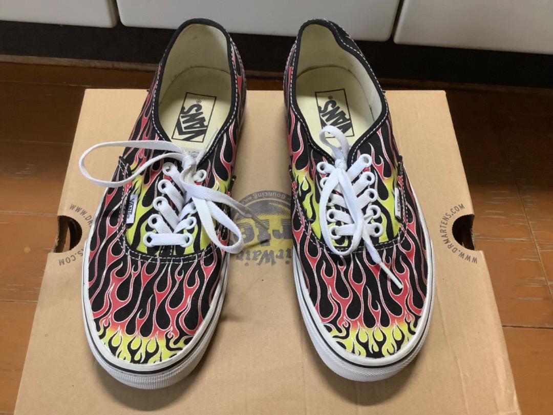 VANS フレイム柄 スニーカー Vans オールドスクール エレクトリック フレイム スニーカー